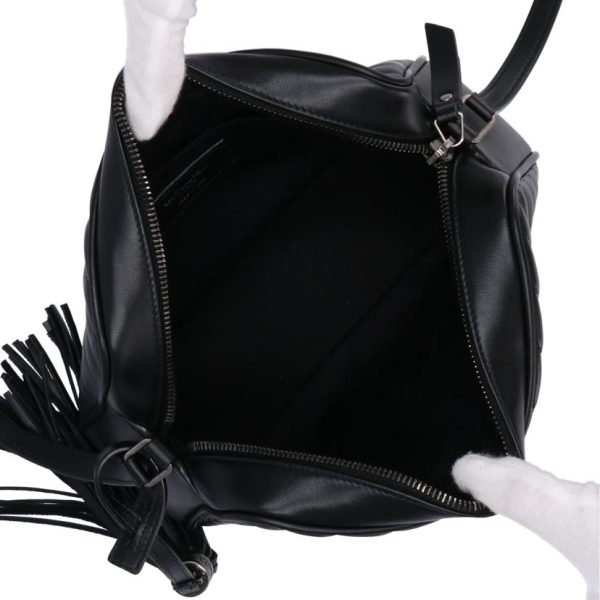 81780 5 Yves Saint Laurent Lou Shoulder Fringe Logo Camera Bag