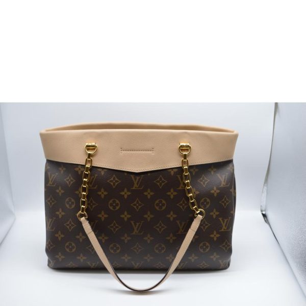 81926 2 Louis Vuitton Pallas Shopper Monogram Brown