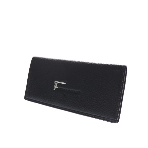 823113001398 2 Salvatore Ferragamo Leather Bifold Wallet Black