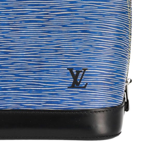 82703 10 Louis Vuitton Alma PM Epi Blue Icon Black