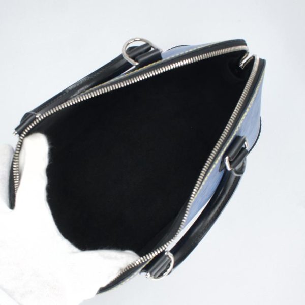 82703 5 Louis Vuitton Alma PM Epi Blue Icon Black