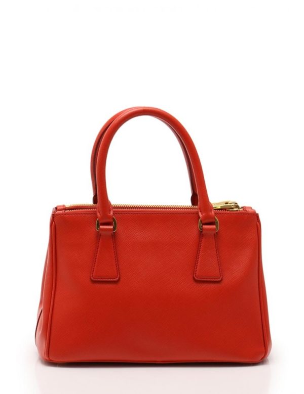 827053001307 3 PRADA Saffiano Handbag Red