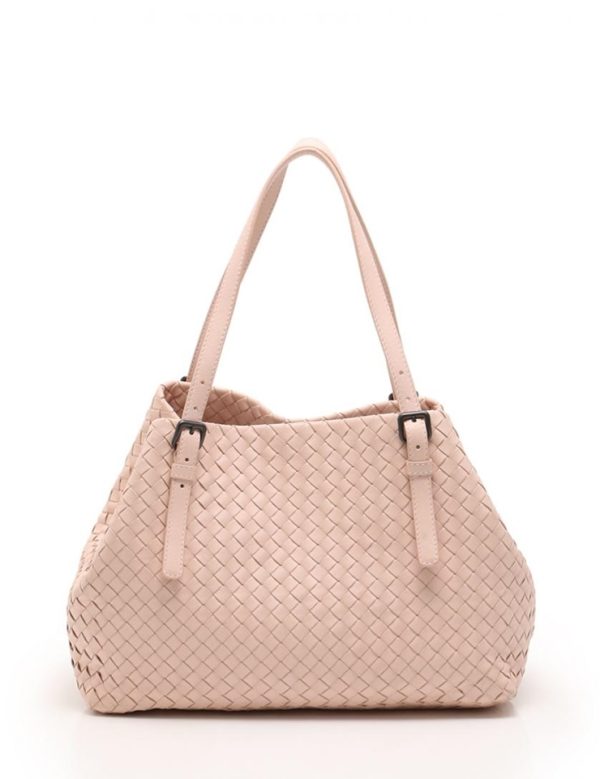 828083002153 3 Bottega Veneta Intrecciato Small Chester Bag Leather Pink