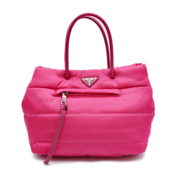 828113007523 1 PRADA Nylon Shoulder Bag Pink