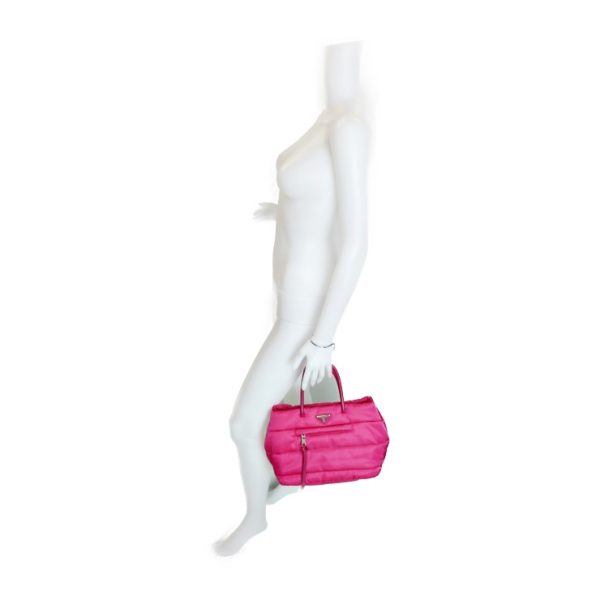 828113007523 9 PRADA Nylon Shoulder Bag Pink