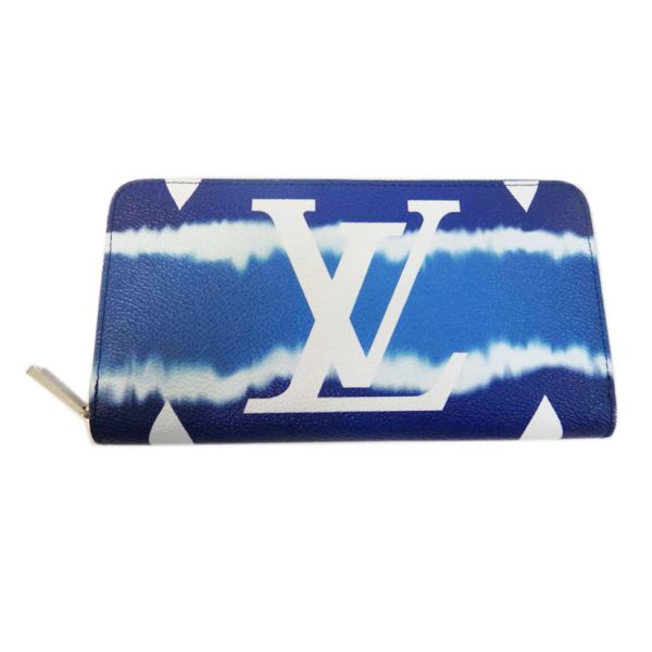 83909 1 Louis Vuitton Zippy Wallet Blue Bag