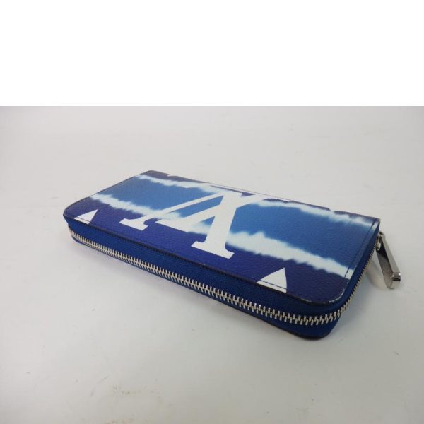 83909 3 Louis Vuitton Zippy Wallet Blue Bag