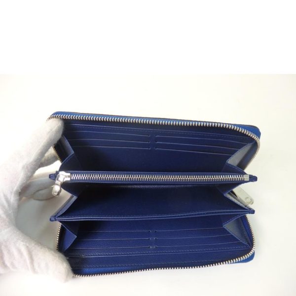 83909 4 Louis Vuitton Zippy Wallet Blue Bag