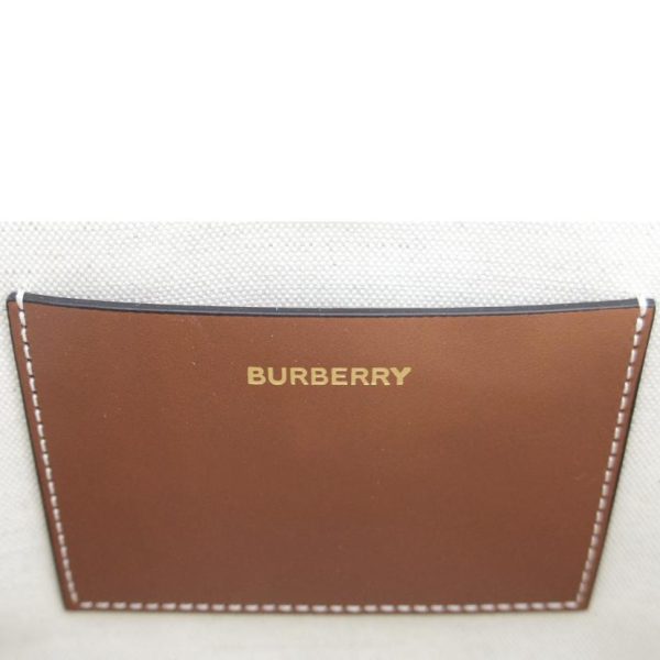 84024 6 Burberry Horseferry Mini Flare Shoulder White