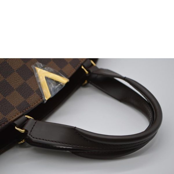 86232 4 Louis Vuitton Kensington Bowling Damier Handbag Brown