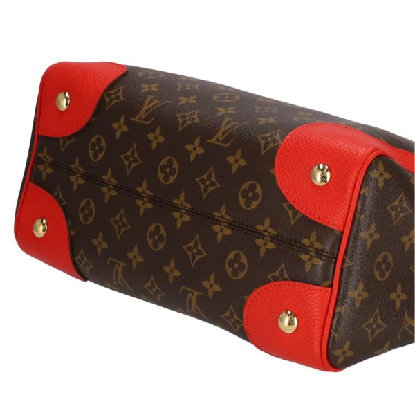 86707 2 Louis Vuitton Retiro PM Monogram Shoulder Bag Red