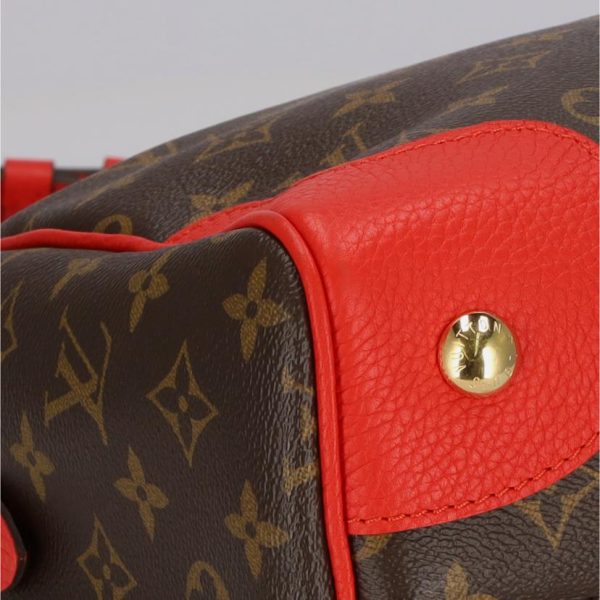 86707 7 Louis Vuitton Retiro PM Monogram Shoulder Bag Red