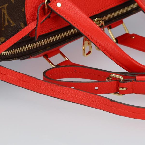 86707 8 Louis Vuitton Retiro PM Monogram Shoulder Bag Red