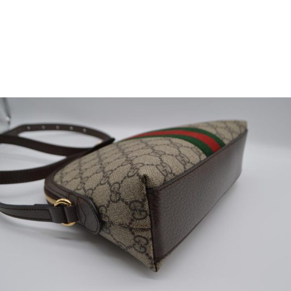 86780 4 Gucci Offdia GG Supreme Sherry Line Leather Shoulder