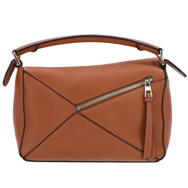 86953 2 Loewe Puzzle Bag Small Handbag Brown