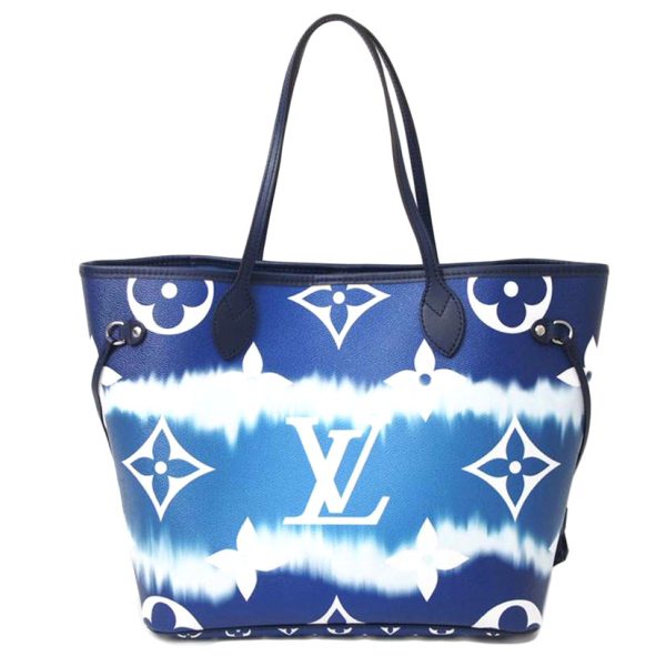 86996 1 Louis Vuitton Never Full MM Escal Bag Blue