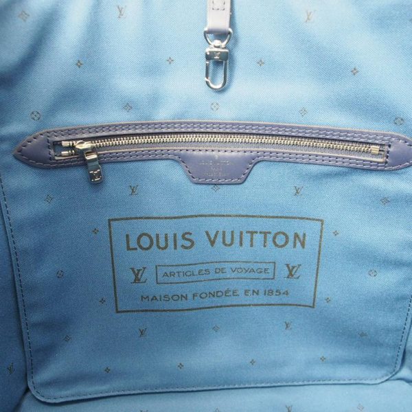 86996 6 Louis Vuitton Never Full MM Escal Bag Blue