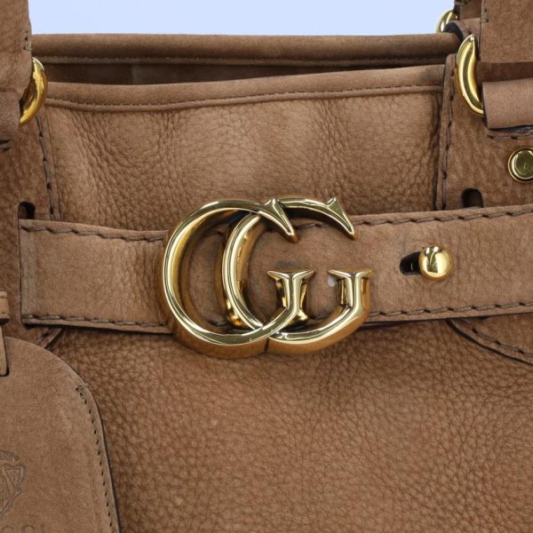 87512 7 Gucci GG Medium Leather Handbag