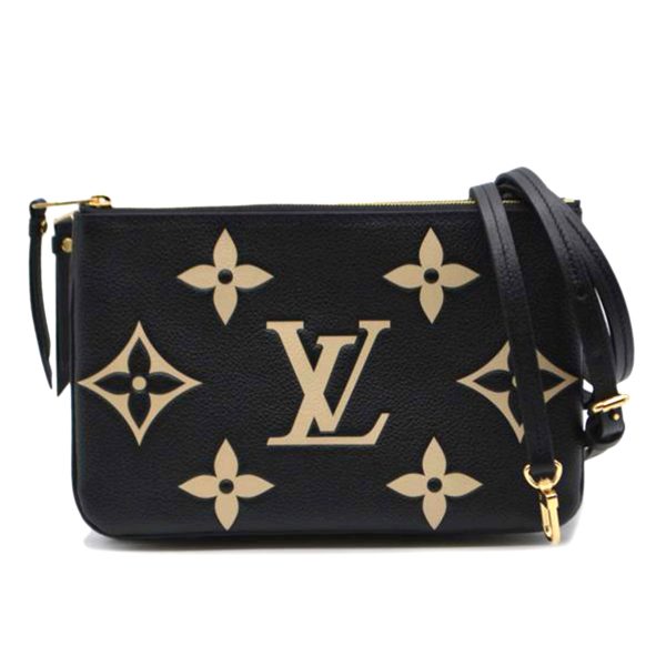 88499 1 Louis Vuitton Pochette Empreinte Shoulder Bag Black