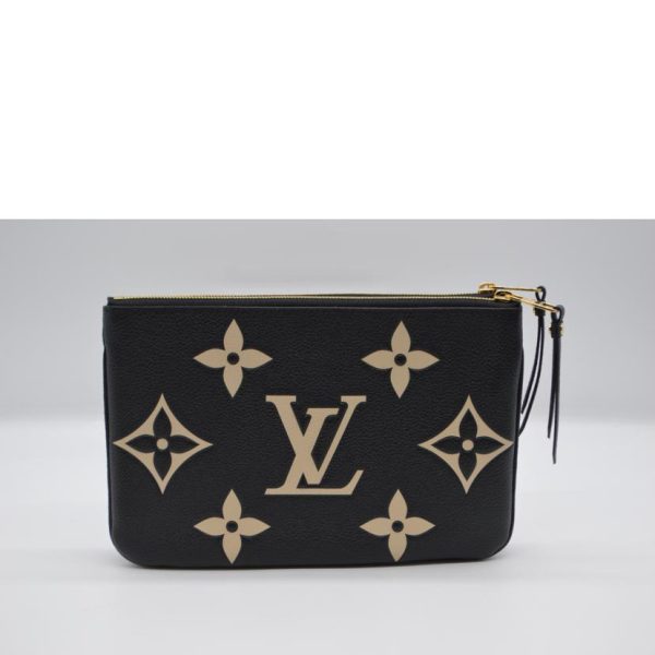 88499 3 Louis Vuitton Pochette Empreinte Shoulder Bag Black