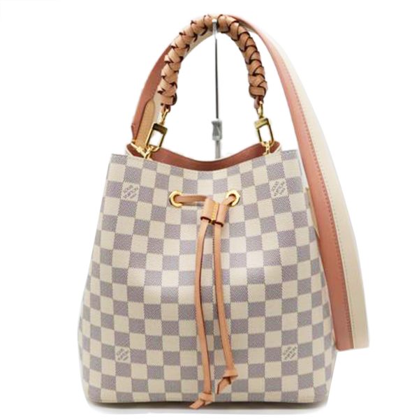 88588 1 Louis Vuitton Noenoe Damier Azur Bag Multicolor