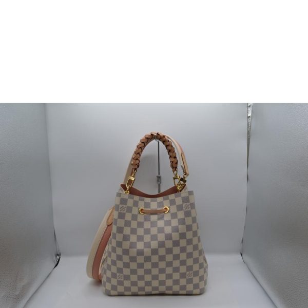 88588 2 Louis Vuitton Noenoe Damier Azur Bag Multicolor