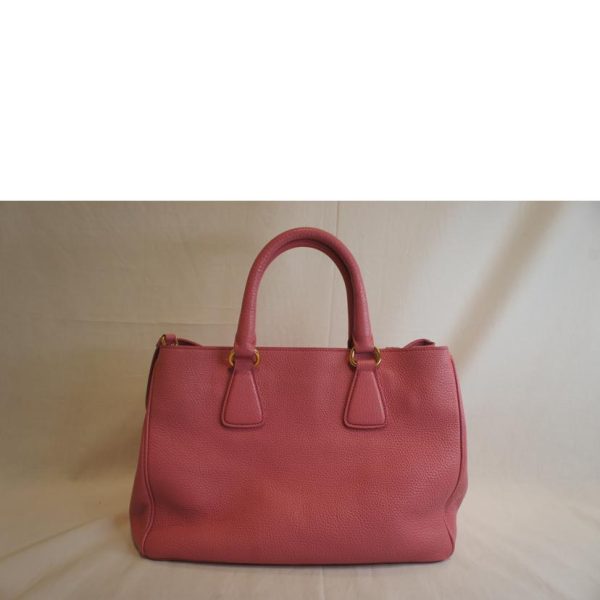 88612 2 Prada Medium Leather Handbag Pink