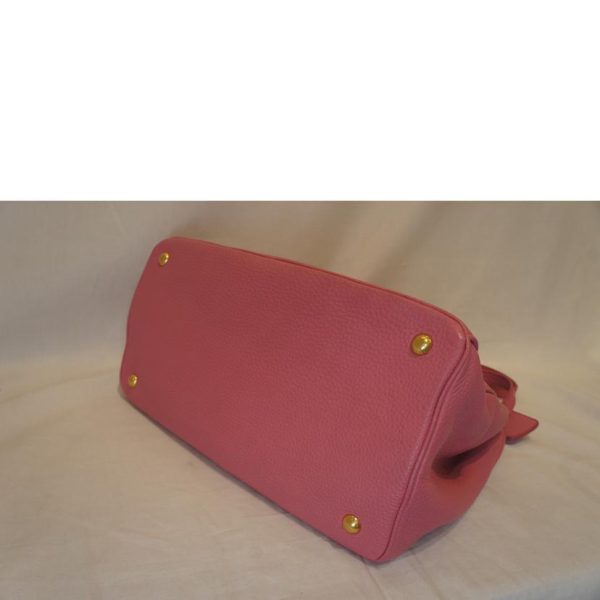 88612 3 Prada Medium Leather Handbag Pink