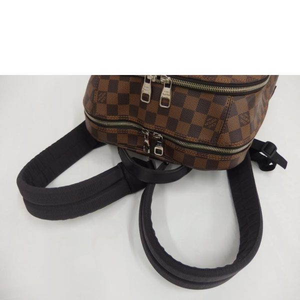 88646 3 Louis Vuitton Jake Backpack Damier Ebene Brown