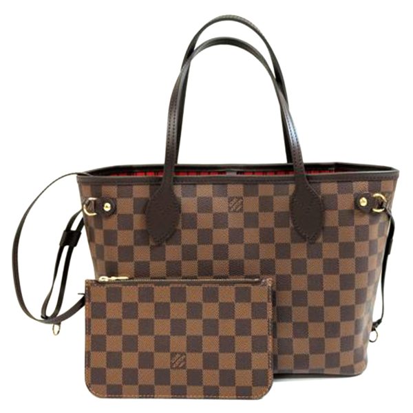 88762 1 Louis Vuitton Neverfull PM Damier Ebene Brown