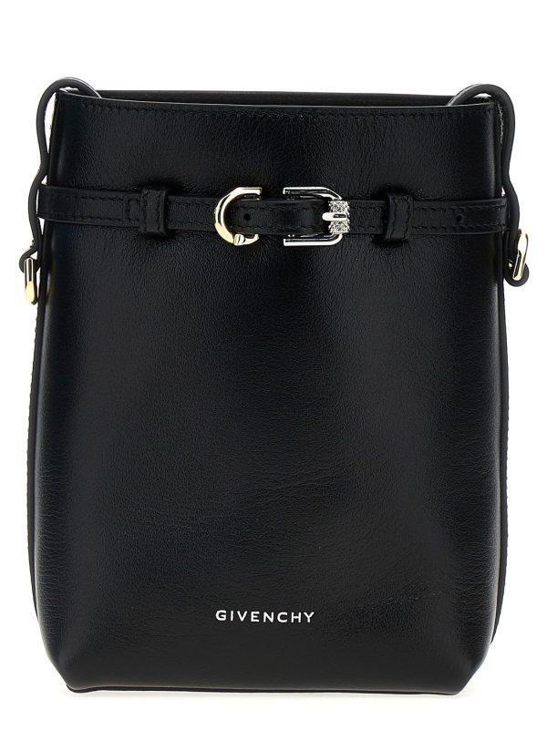 88c7d2a0a5b1eab ju 1 Givenchy Calfskin Leather Crossbody Bag Black