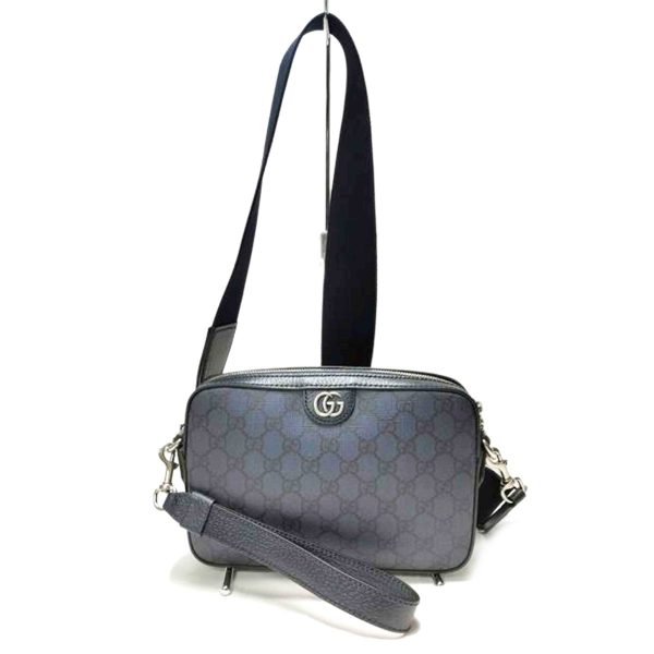 89030 1 Gucci Ophidia GG Supreme Shoulder Black