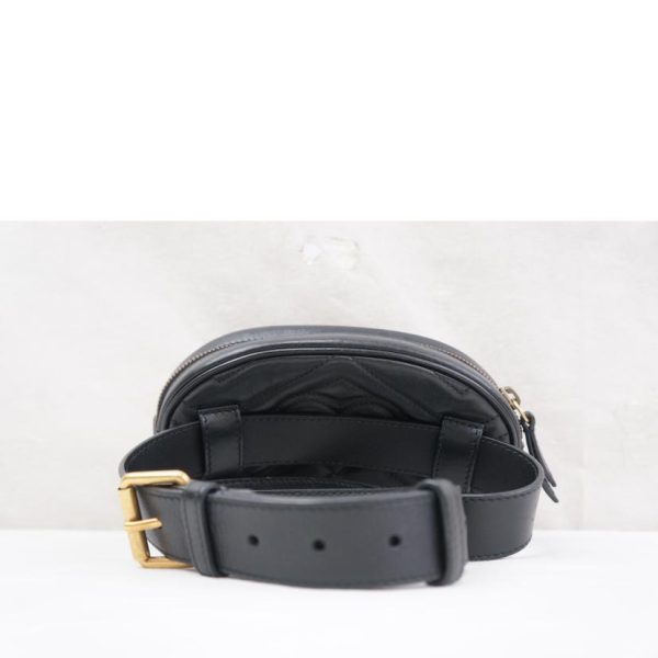 89319 2 Gucci GG Marmont Small Leather Waist Bag