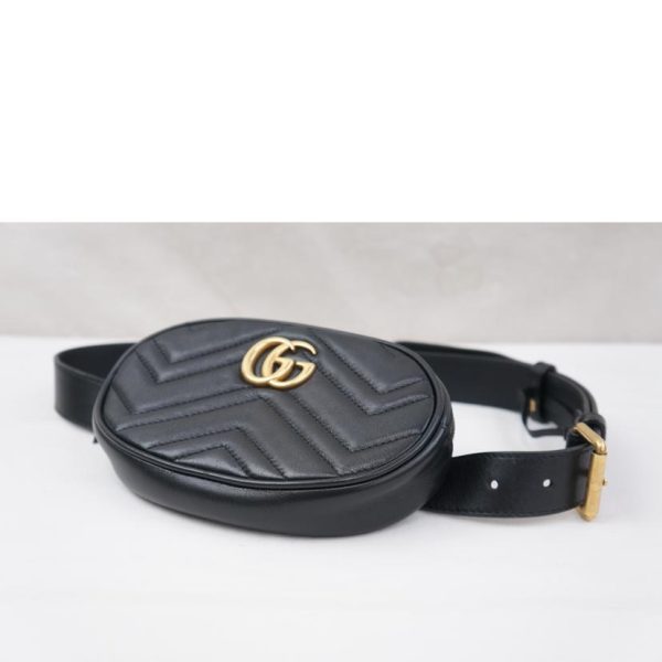 89319 5 Gucci GG Marmont Small Leather Waist Bag