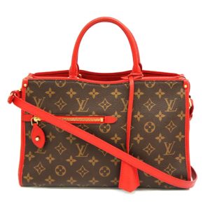 89403 1 Louis Vuitton Leather Canvas Monogram Montsouris NM PM