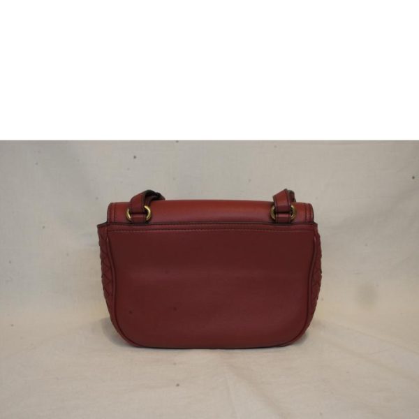 89425 2 Bottega Veneta Intrecciato Shoulder Bag Red