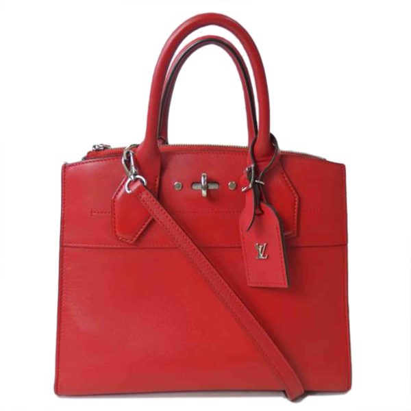 89436 1 Louis Vuitton City Steamer PM Calf Rouge