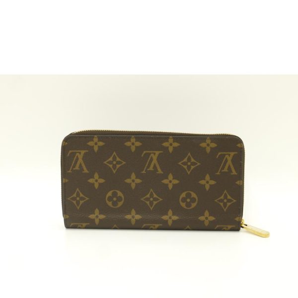 89555 2 Louis Vuitton Zippy Wallet Monogram Bag Brown