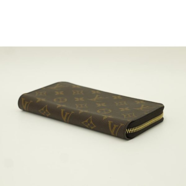 89555 3 Louis Vuitton Zippy Wallet Monogram Bag Brown