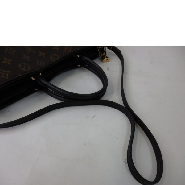 89665 5 Louis Vuitton Popin Court MM Monogram Bag Noir