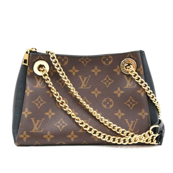 89750 1 Louis Vuitton Surenne BB Monogram Shoulder Bag Brown