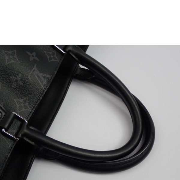 89915 4 Louis Vuitton Grand Sac Monogram Eclipse Bag Black