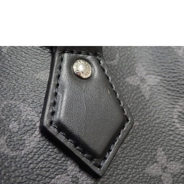 89915 6 Louis Vuitton Grand Sac Monogram Eclipse Bag Black