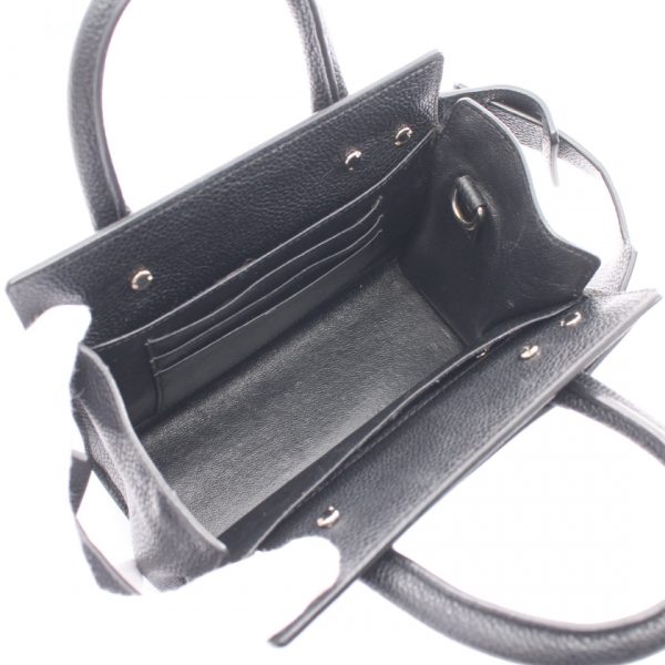 899286 2 Givenchy Horizon Mini Handbag Leather 2way Black