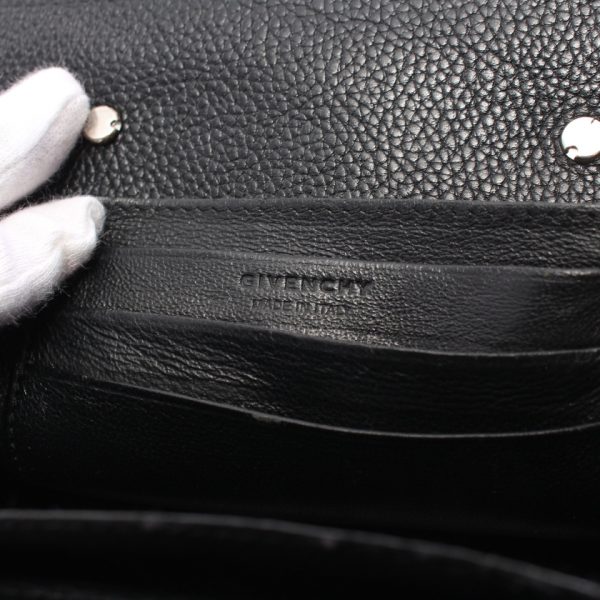 899286 3 Givenchy Horizon Mini Handbag Leather 2way Black