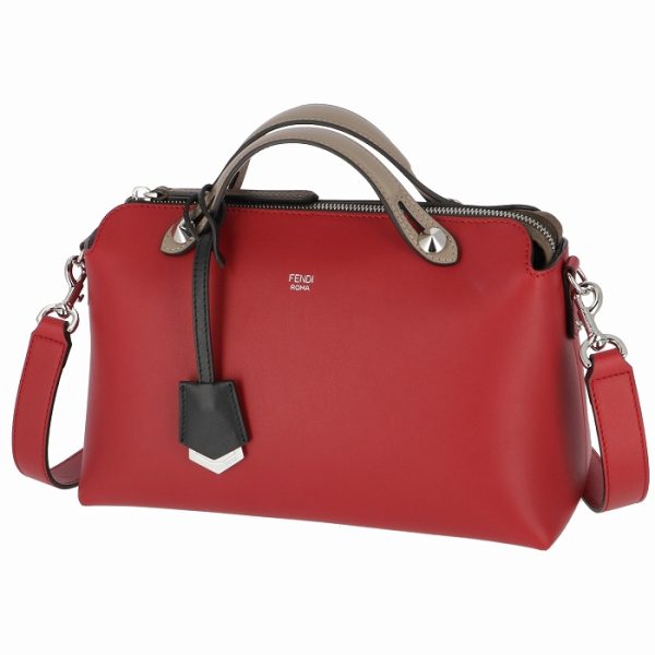 8bl1245qjf15z3 1 Fendi By The Way 2way Handbag Red