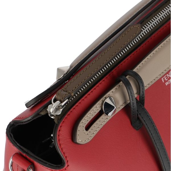 8bl1245qjf15z3 7 Fendi By The Way 2way Handbag Red