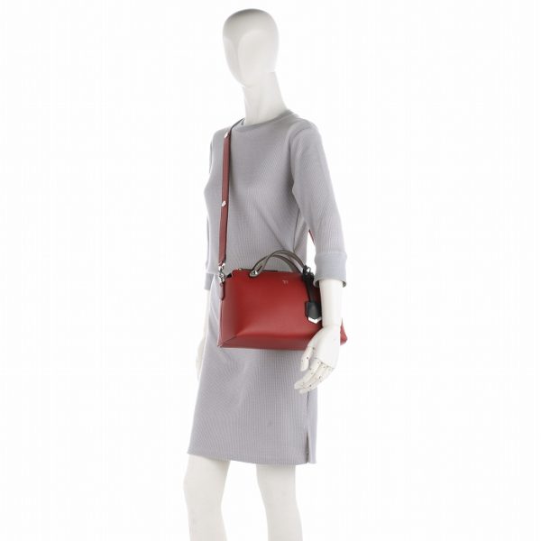 8bl1245qjf15z3 8 Fendi By The Way 2way Handbag Red