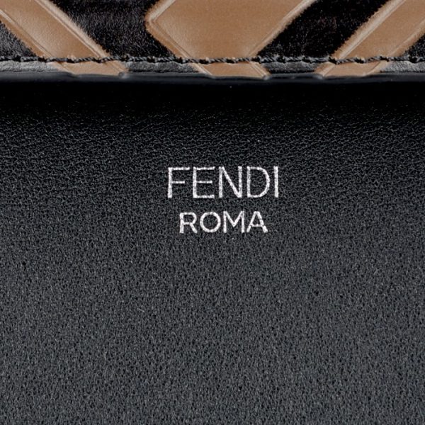 8bl124a6cof147m 4 Fendi By The Way Small Zucca Pattern Nero Black