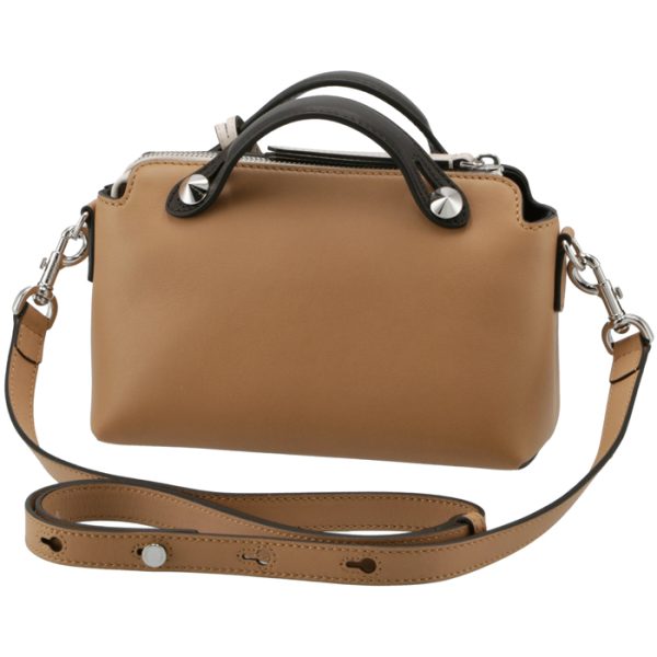 8bl1455qjf1feq 2 Fendi By The Way Mini Shoulder Bag Brown